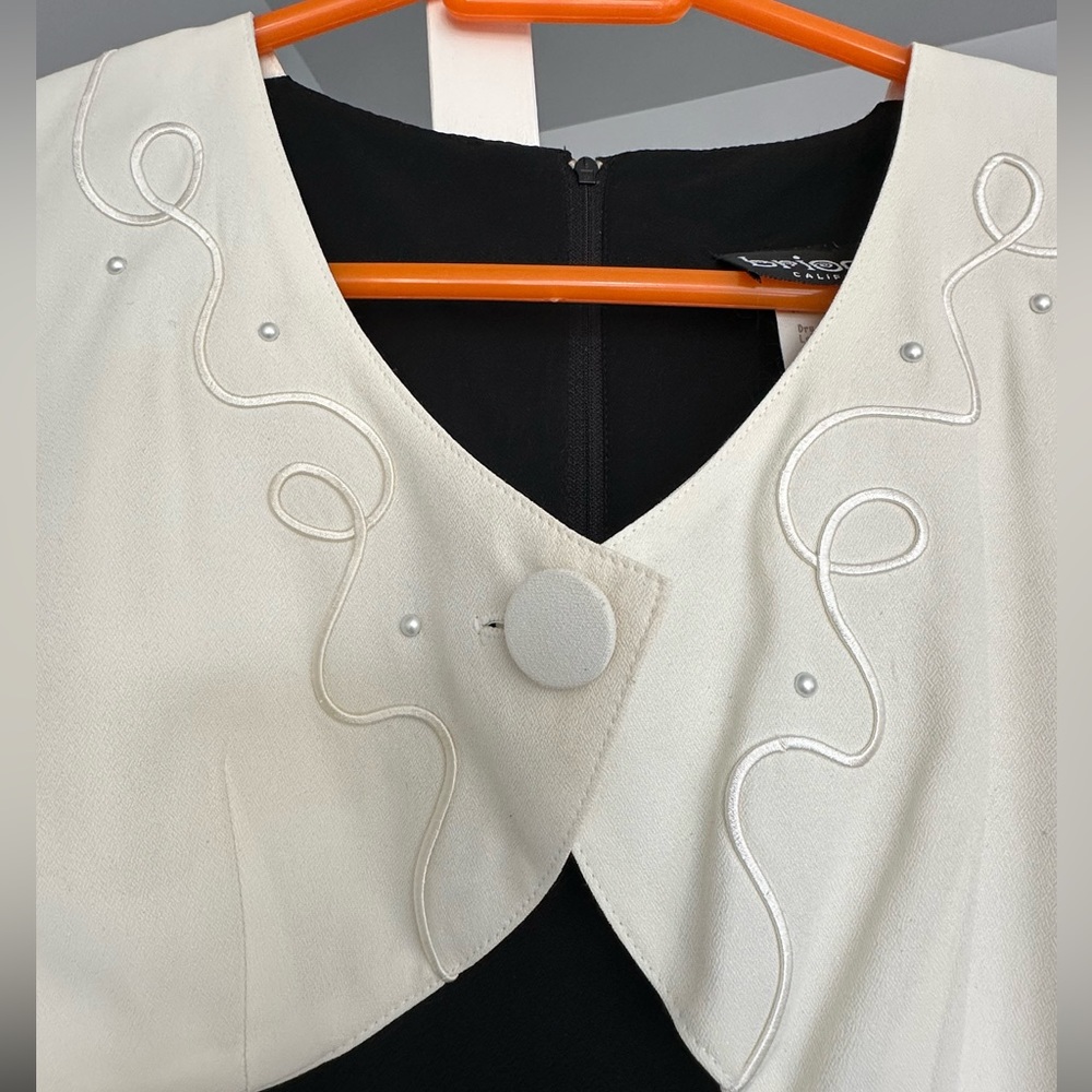 BRIOCHE Black/Cream Dress